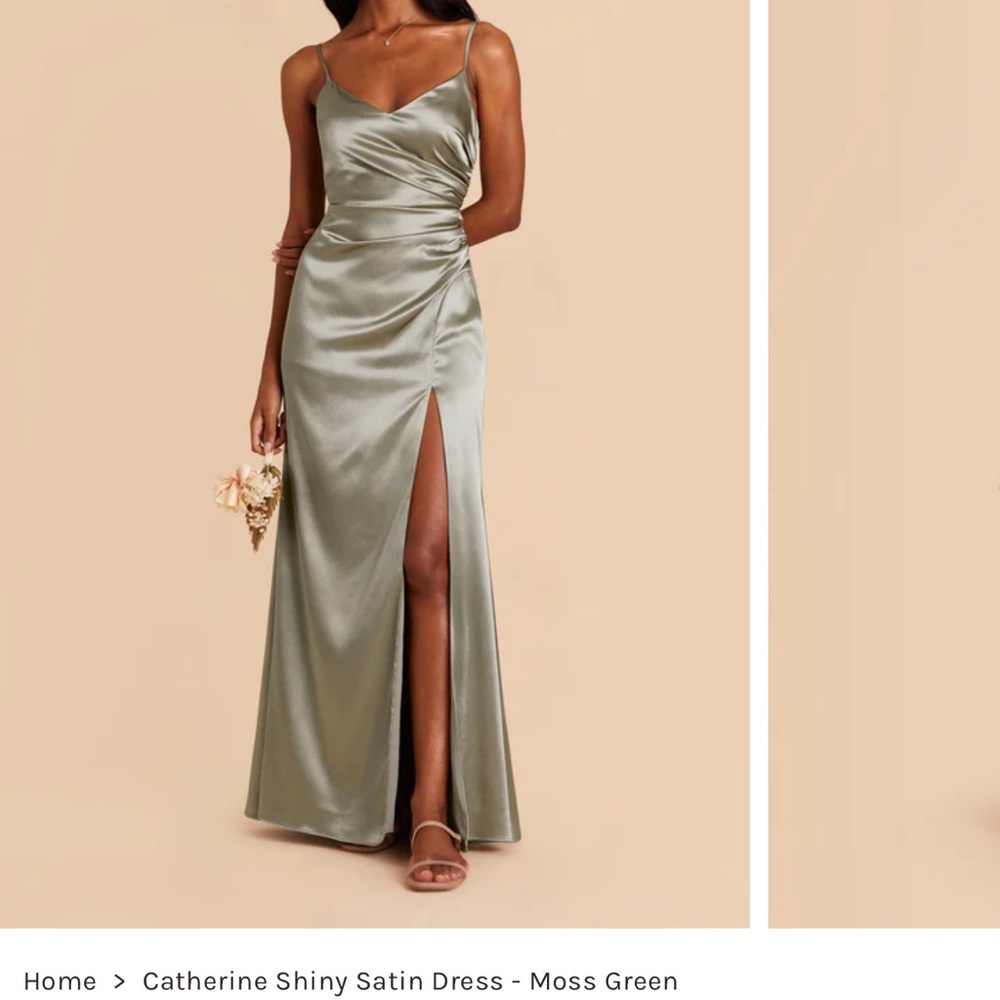 Birdy Grey Moss Green Bridesmaid Dress Catherine